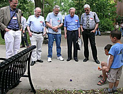 Back to basics: Angular Momentum Demonstration for an expert audience at the 60th International Symposium on Molecular Spectroscopy (Ohio State University, Columbus, Ohio, USA, June 2005)